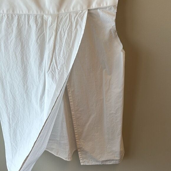 Sibel Saral White Cotton blouse size small sleeveless - Picture 9 of 10